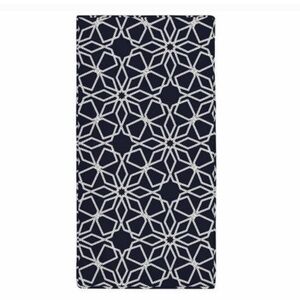 Novaform Black and White Geometric Twin Mattress Pad Topper Lounger